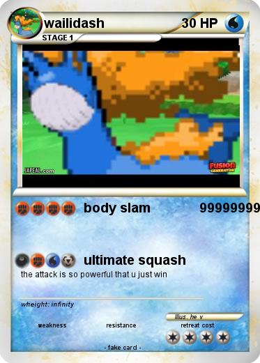 Pokemon wailidash