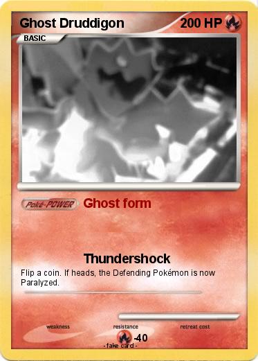 Pokemon Ghost Druddigon