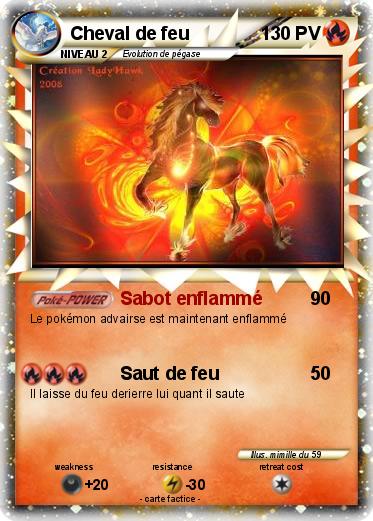 Pokemon Cheval de feu