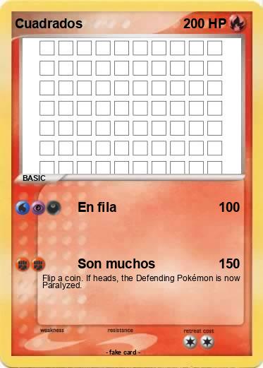 Pokemon Cuadrados