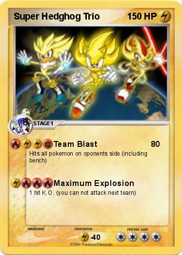 Pokemon Super Hedghog Trio