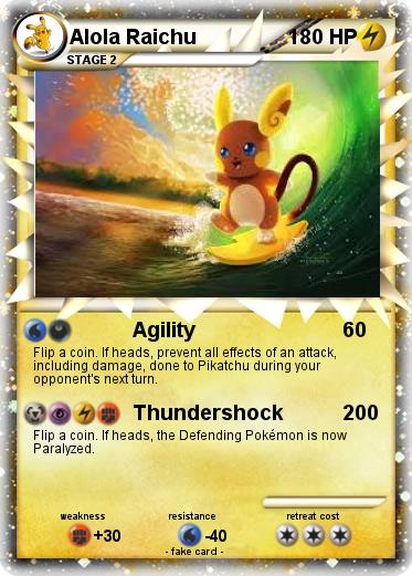 Pokemon Alola Raichu