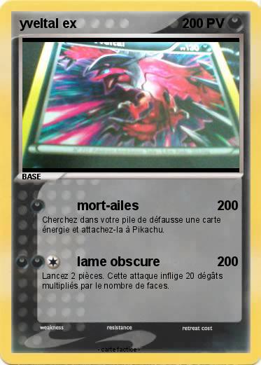 Pokemon yveltal ex