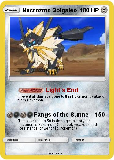 Pokemon Necrozma Solgaleo