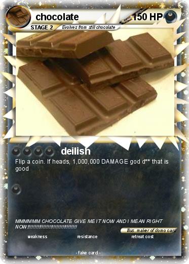 Pokemon chocolate
