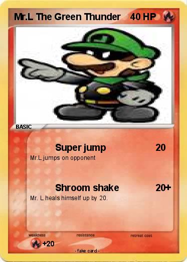 Pokemon Mr.L The Green Thunder