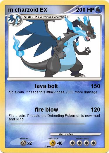 Pokemon m charzoid EX
