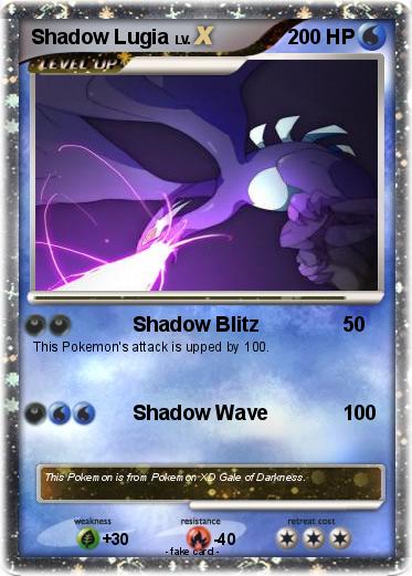 Pokemon Shadow Lugia
