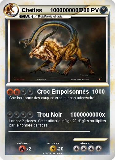 Pokemon Chetiss     1000000000