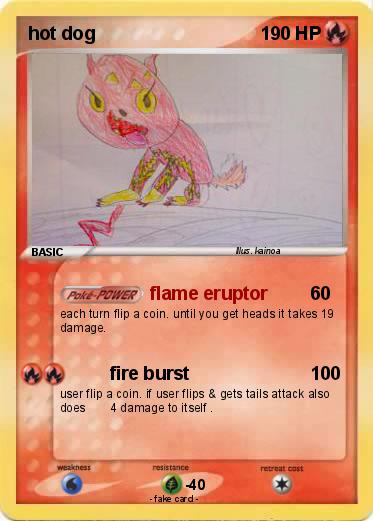 Pokemon hot dog