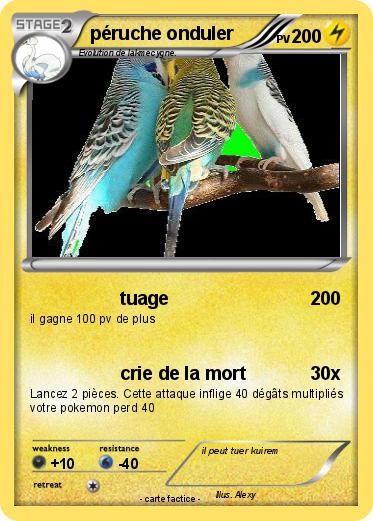 Pokemon péruche onduler