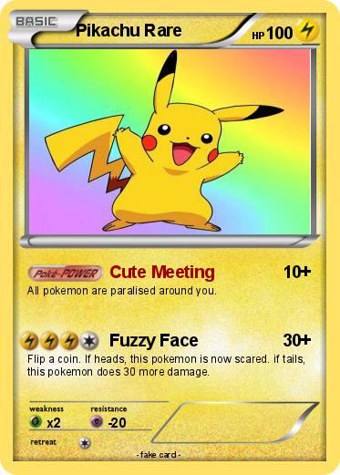 Pokemon Pikachu Rare