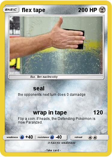 Pokemon flex tape