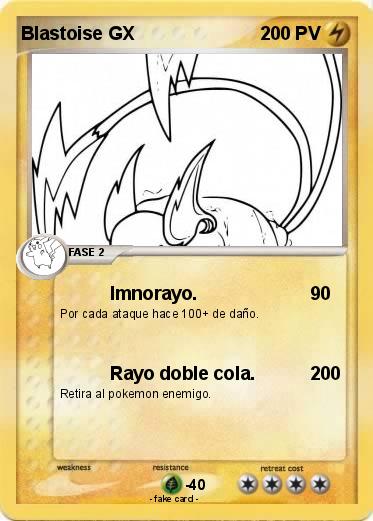 Pokemon Blastoise GX