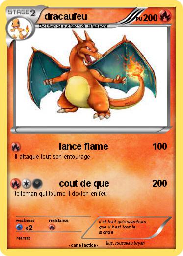 Pokemon dracaufeu