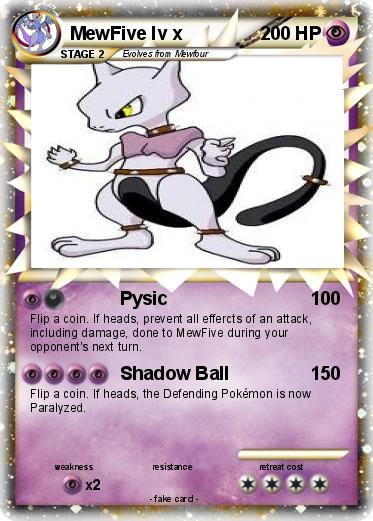 Pokemon MewFive lv x