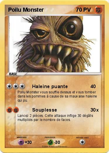 Pokemon Poilu Monster