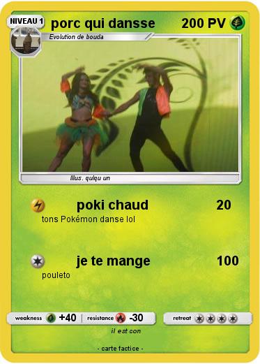 Pokemon porc qui dansse