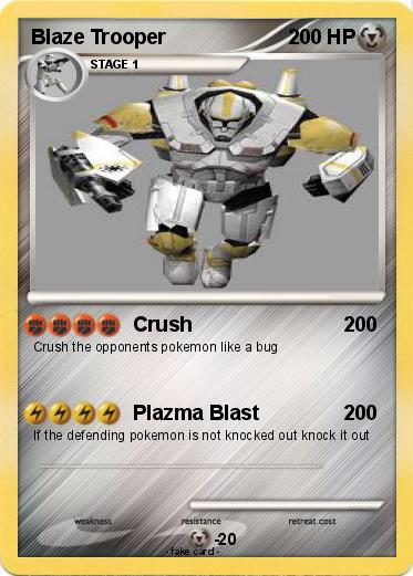 Pokemon Blaze Trooper