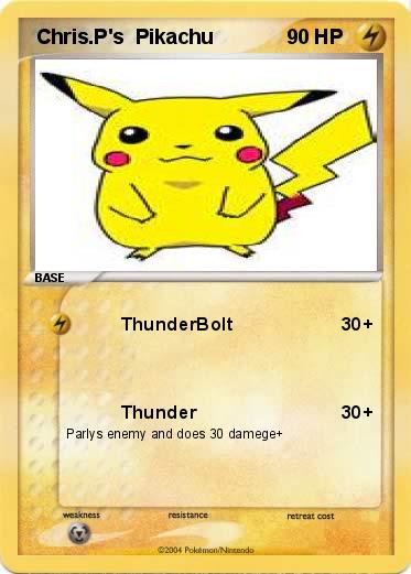 Pokemon  Chris.P's  Pikachu