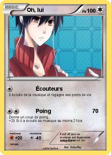 Pokemon Oh, lui