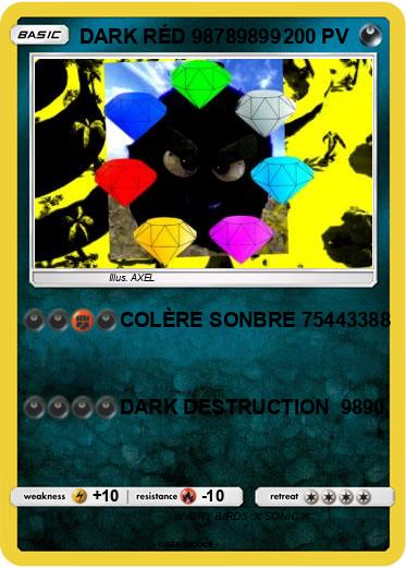 Pokemon DARK RÉD 98789899