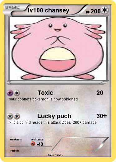Pokemon lv100 chansey
