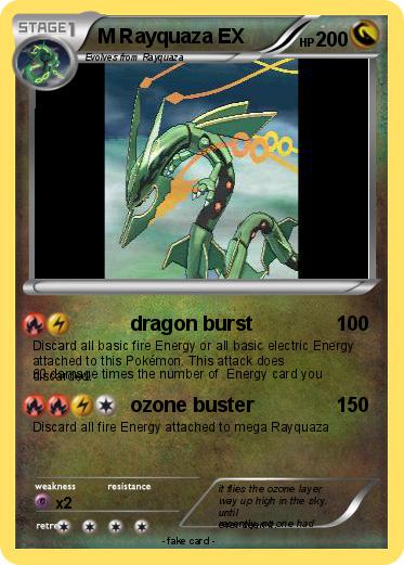 Pokemon M Rayquaza EX