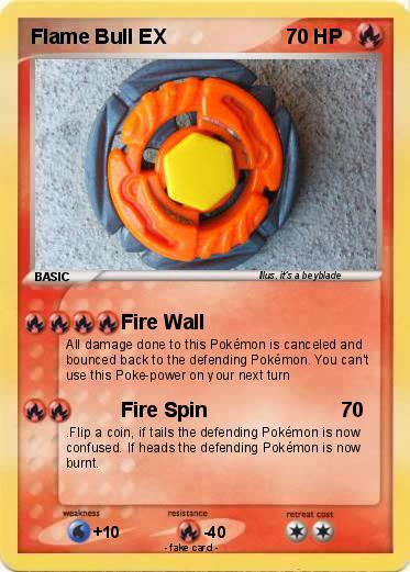 Pokemon Flame Bull EX