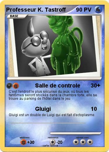 Pokemon Professeur K. Tastroff