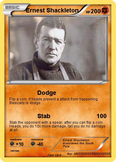 Pokemon Ernest Shackleton
