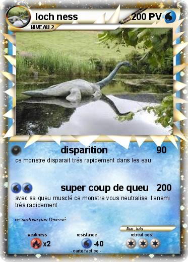Pokemon loch ness