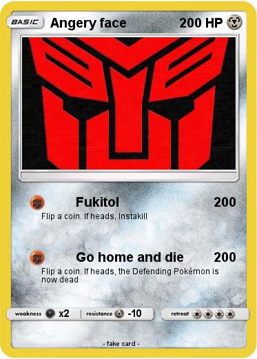 Pokemon Angery face