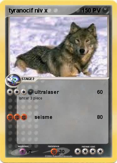 Pokemon tyranocif niv x