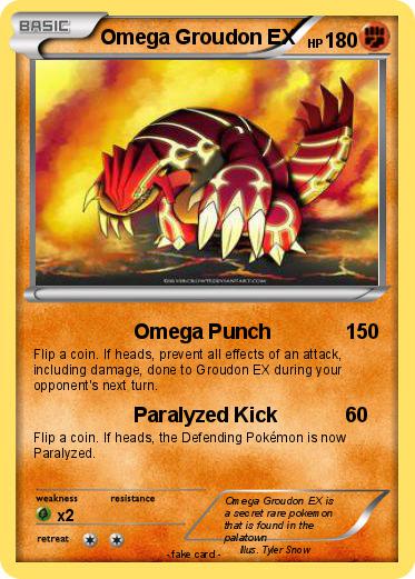 Pokemon Omega Groudon EX