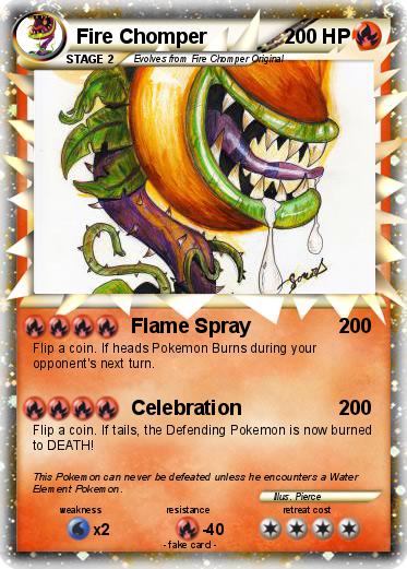 Pokemon Fire Chomper