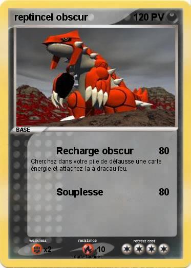 Pokemon reptincel obscur