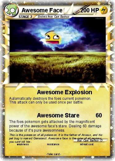Pokemon Awesome Face