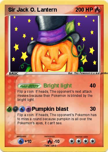 Pokemon Sir Jack O. Lantern