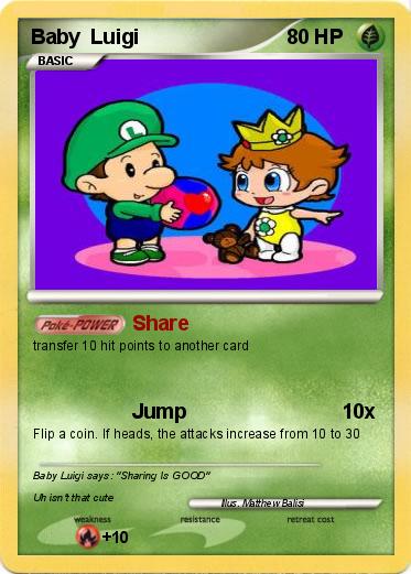 Pokemon Baby  Luigi