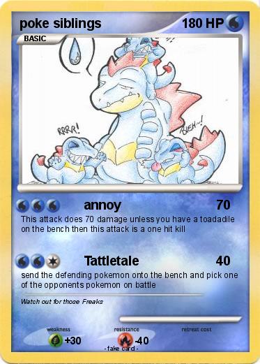 Pokemon poke siblings