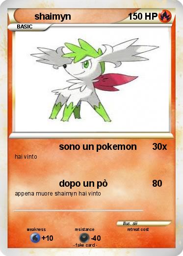 Pokemon shaimyn