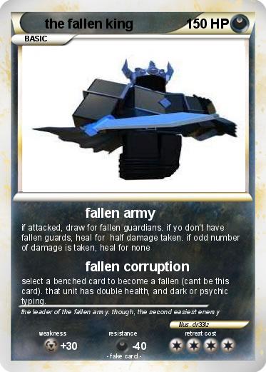 Pokemon the fallen king