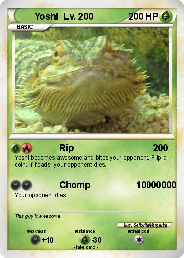 Pokemon Yoshi  Lv. 200