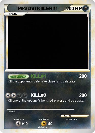 Pokemon Pikachu KIILER!!!