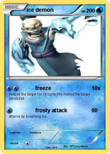 Pokemon ice demon