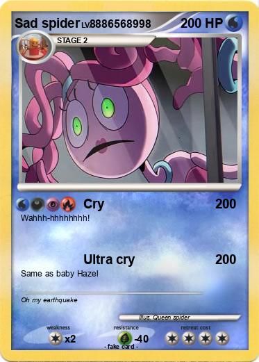 Pokemon Sad spider