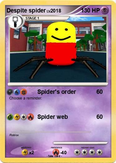 Pokemon Despite spider