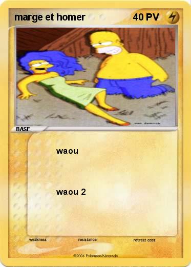Pokemon marge et homer 