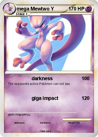 Pokemon mega Mewtwo Y